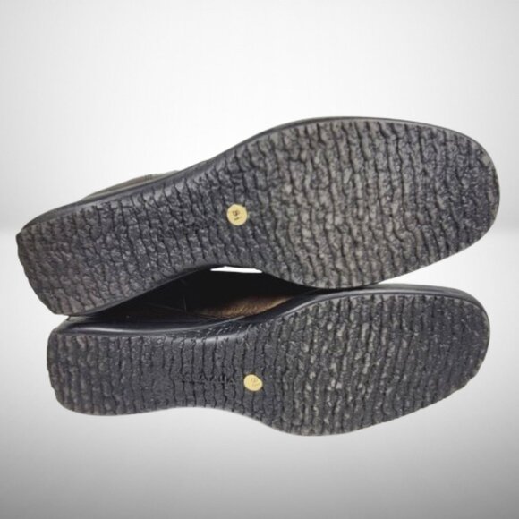 Aquaitalia Miracle Waterproof Front Zipped Boots in Hazelnut Patent Leather - Picture 12 of 16